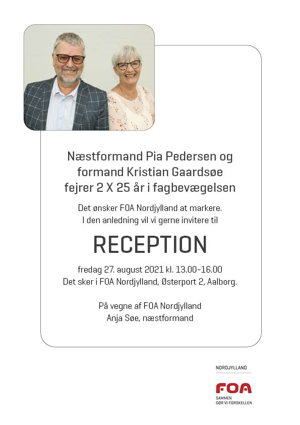 Formand Kristian Gaardsøe og næstformand Pia Pedersen